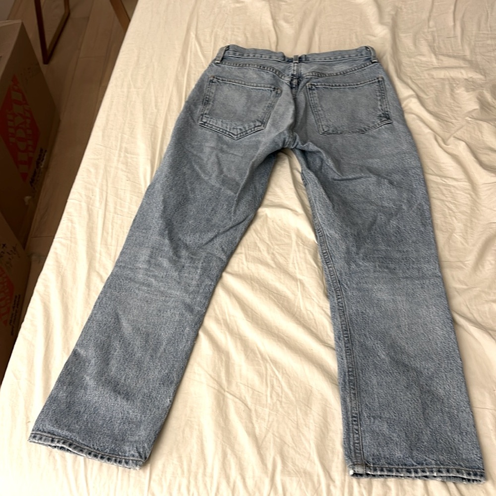 Agolde Riley High Rise Straight Crop - Picture 3 of 3